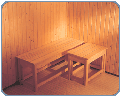 Sauna seats