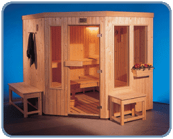 Custom built sauna