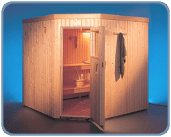 Classic flat panel sauna